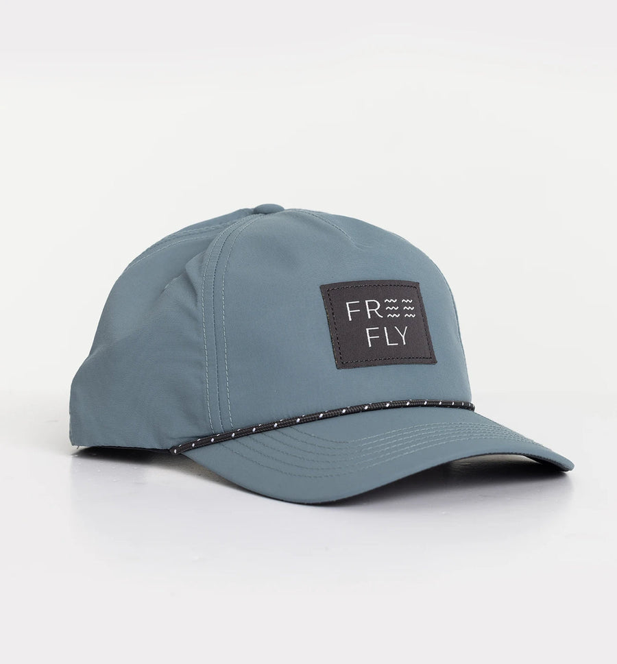 STONE BLUE WAVE 5 PANEL HAT

