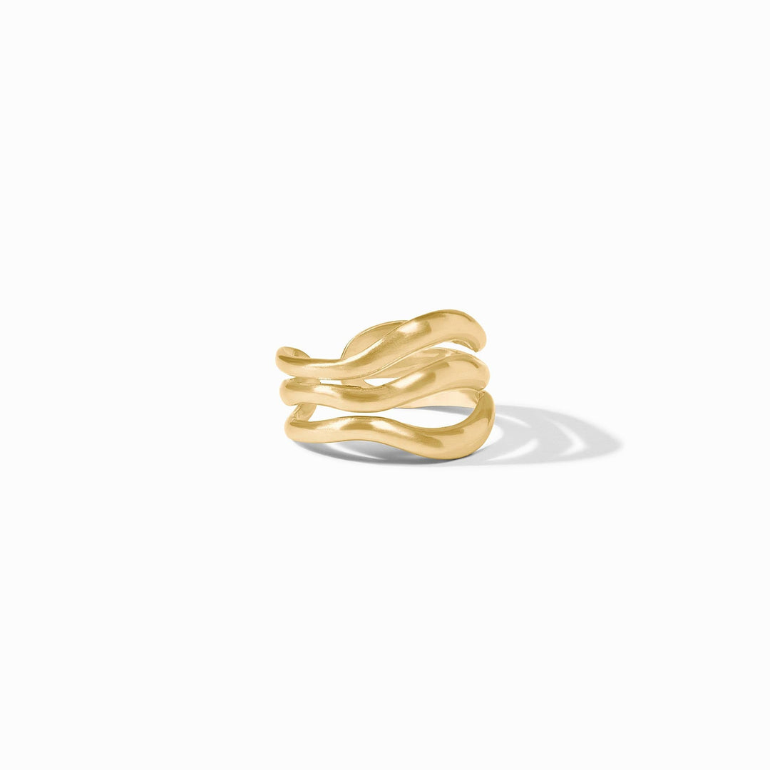WAVE GOLD RING