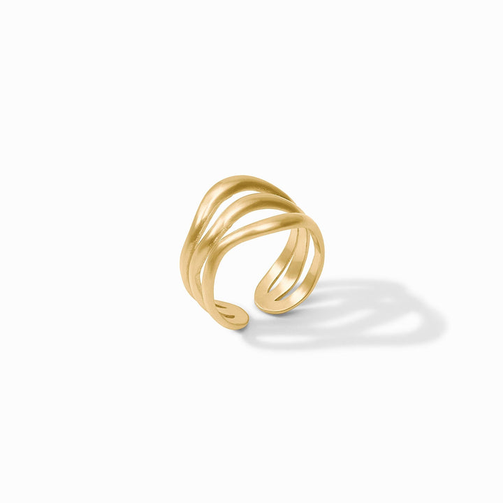 WAVE GOLD RING