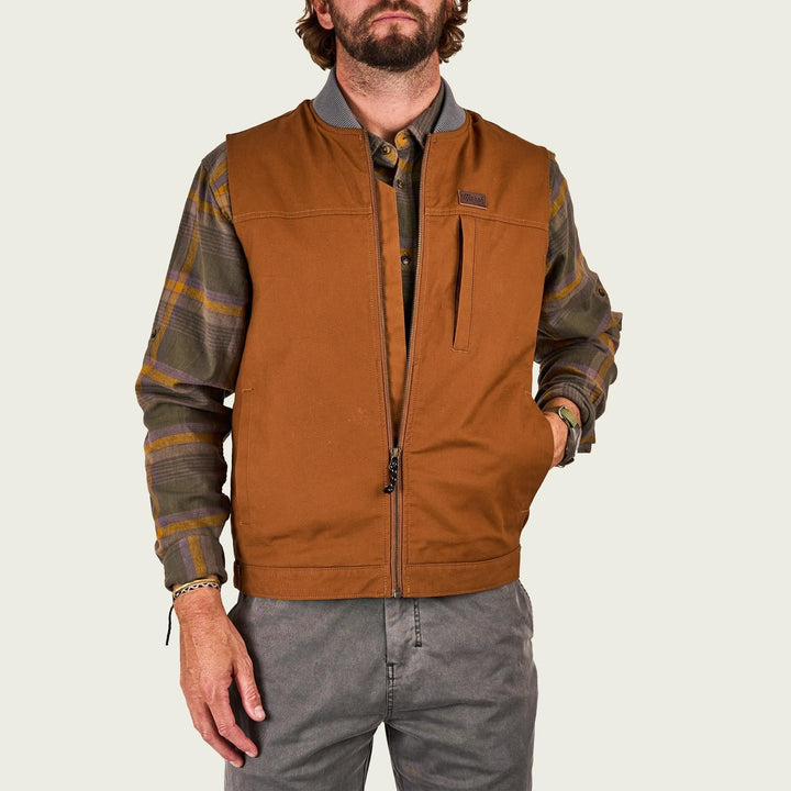 MEN'S TOBACCO WHEELER VEST