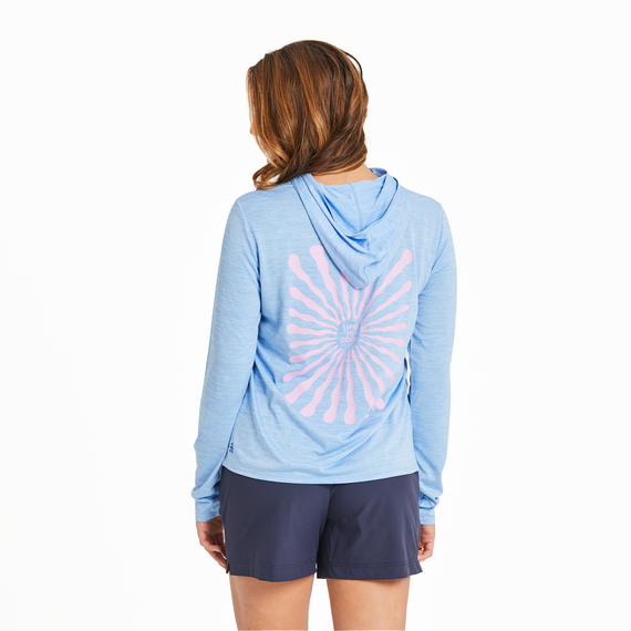 RADIATING SUN LONG SLEEVE CRUSHER TEE
