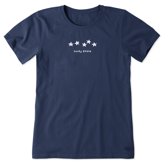 LUCKY STARS SHORT SLEEVE CRUSHER TEE
