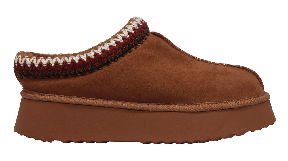 YNDIGO COGNAC SLIPPER CLOG
