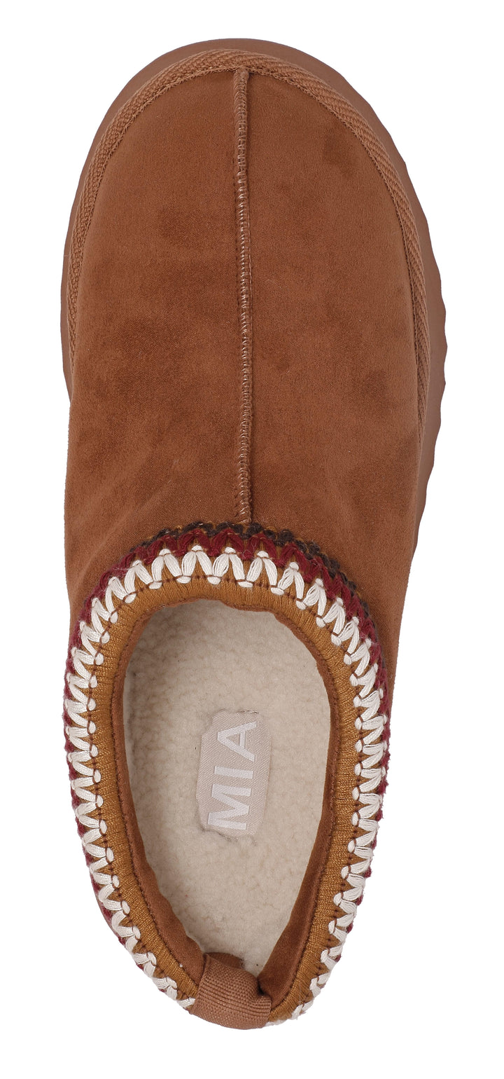 YNDIGO COGNAC SLIPPER CLOG