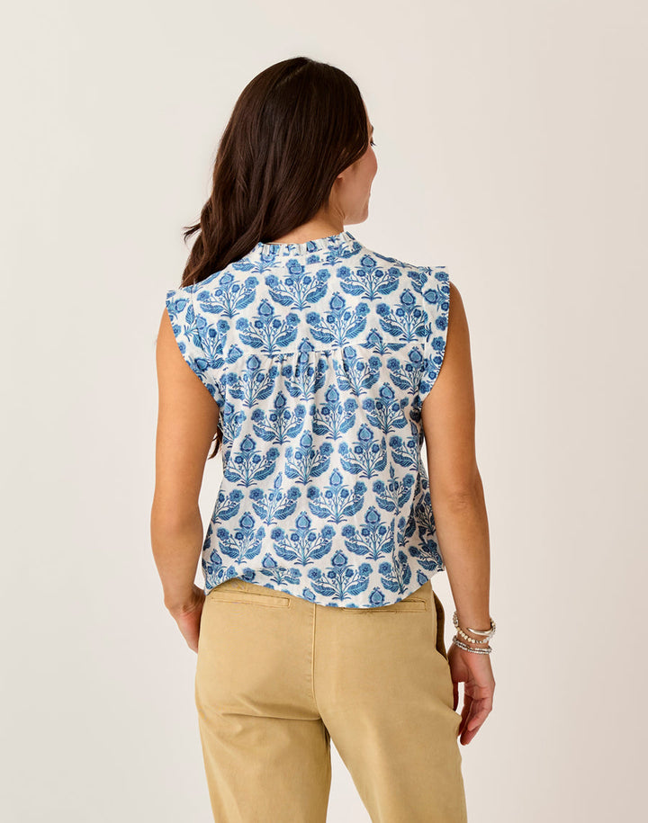 REAGAN FOLK FLORAL TOP