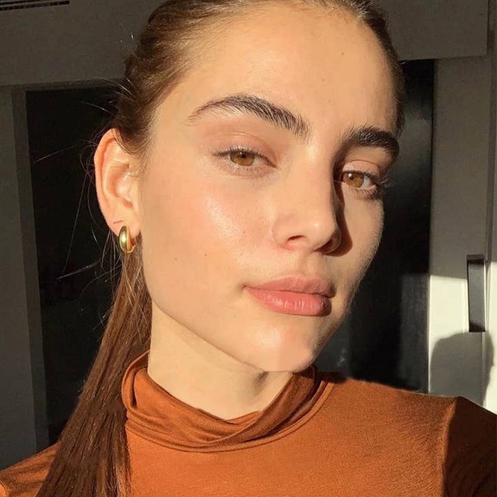 ERIN GOLD LUXE HOOP EARRINGS