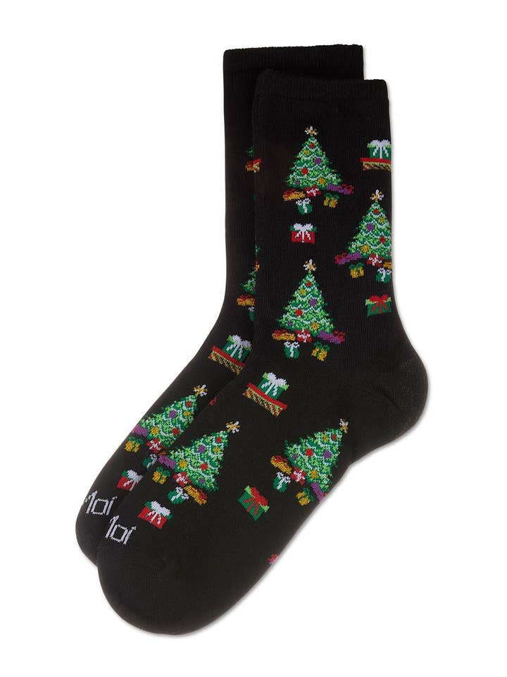GIFTED TREES HOLIDAY CREW SOCKS
