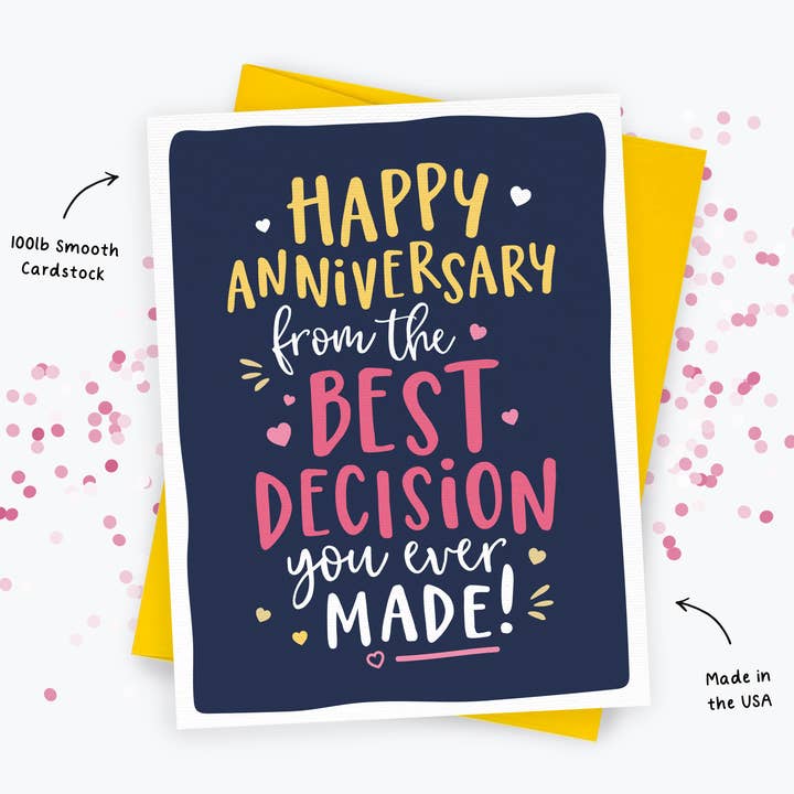 BEST DECISION YOU EVER MADE CARD