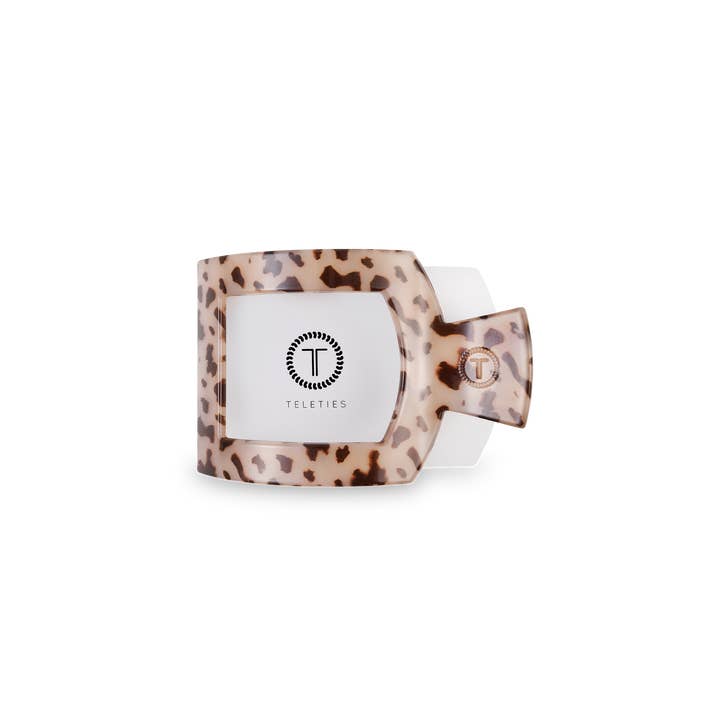BLOND TORTOISE SMALL SQUARE HAIR CLIP
