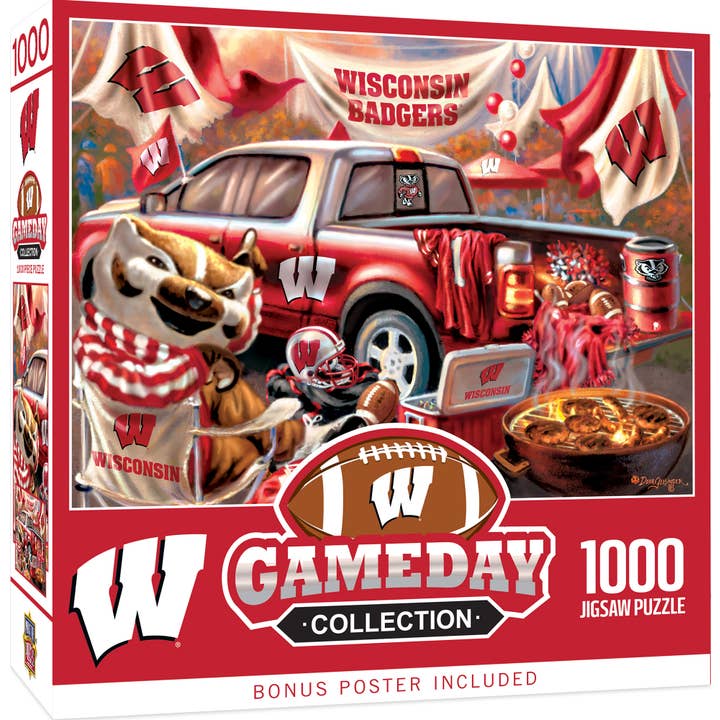 Wisconsin Badgers Gameday 1000 Piece Puzzle