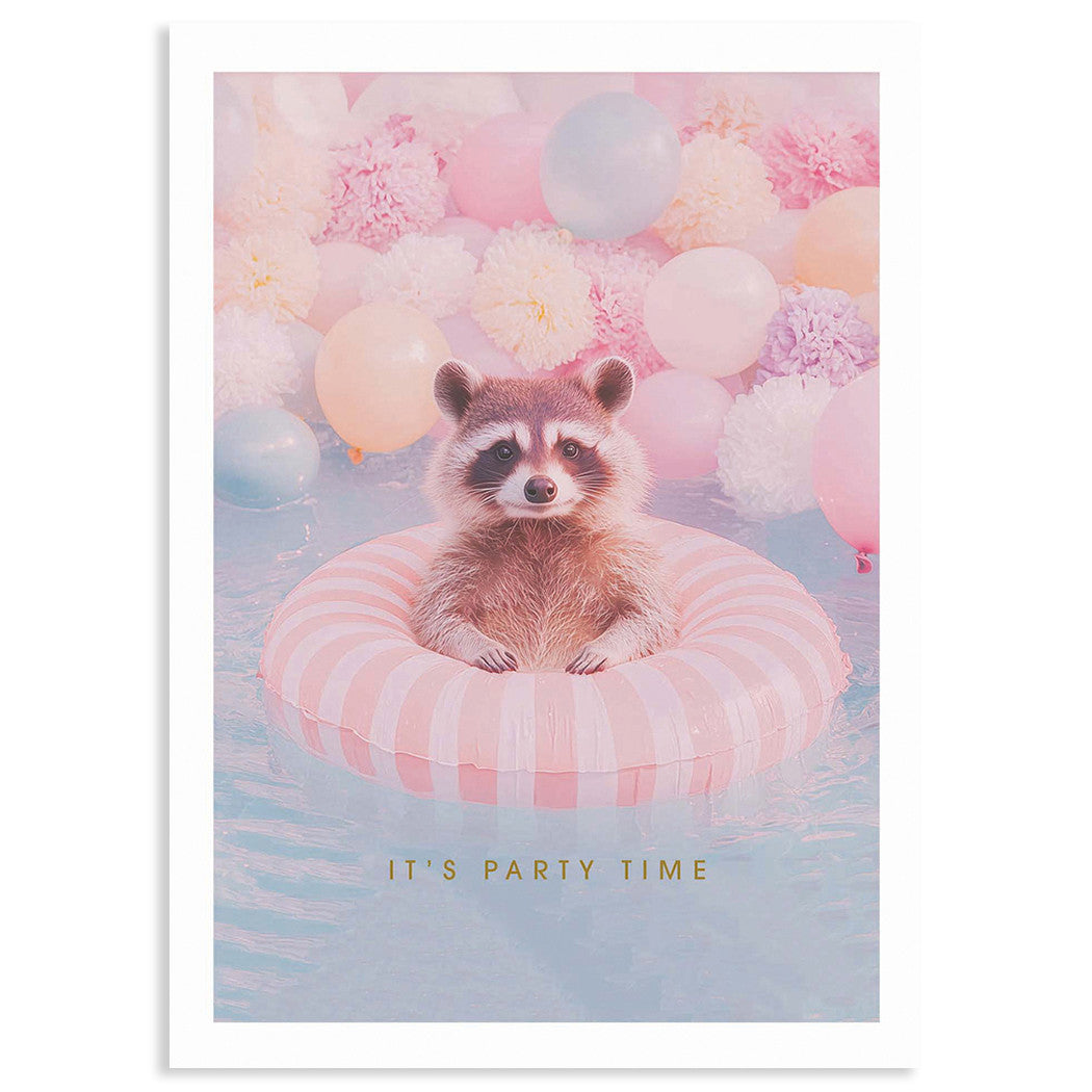 PARTY TIME BIRTHDAY GREETING CARD