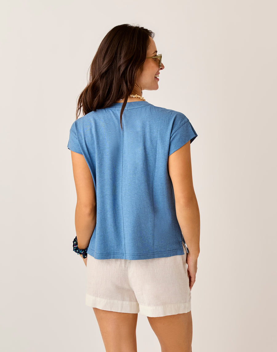 ASTRID CAPTAIN HEMP TEE