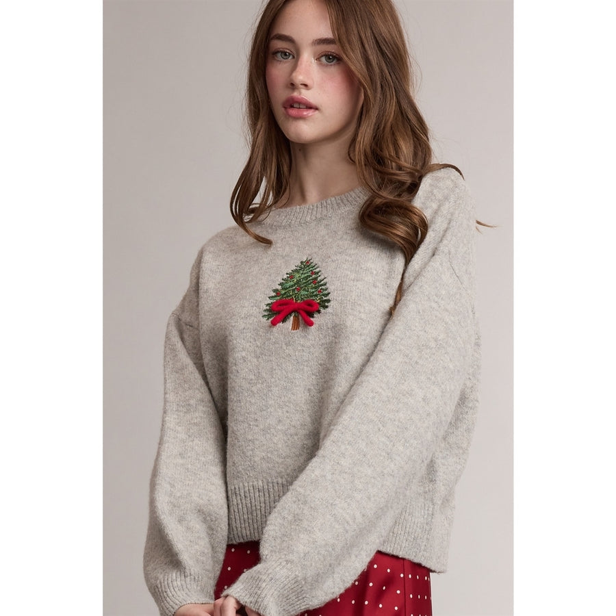 BOW-TIFUL CHRISTMAS TREE SWEATER
