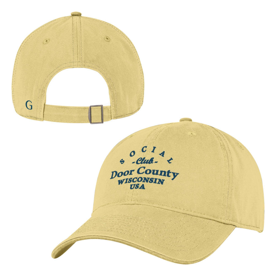 BUTTER DOOR COUNTY SOCIAL CLUB BASEBALL HAT
