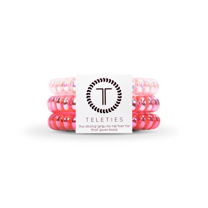 Think Pink Small Hair Ties 3 Pack