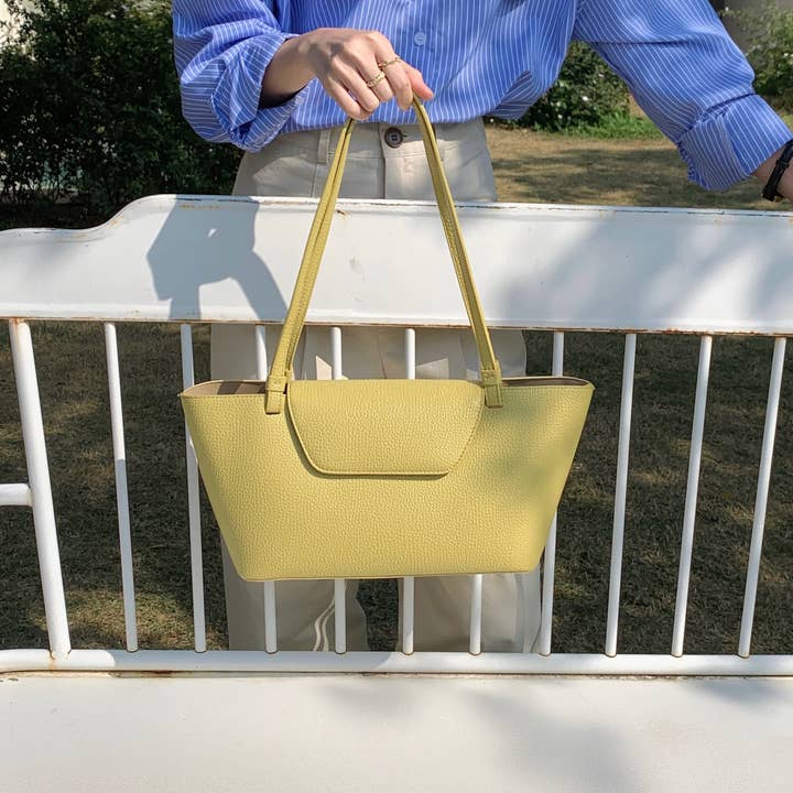 MAYA YELLOW EAST WEST SHOULDER BAG
