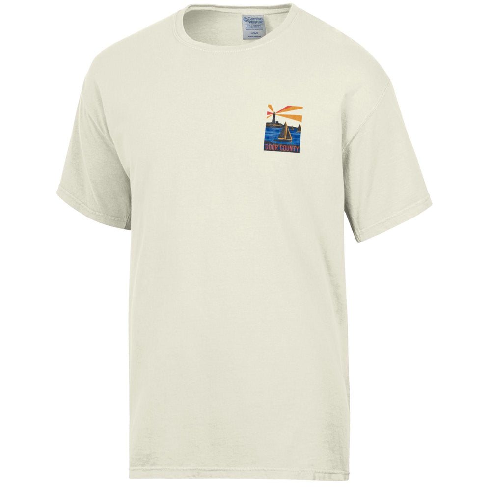 DOOR COUNTY SHINE & SAIL ON GRAPHIC TEE
