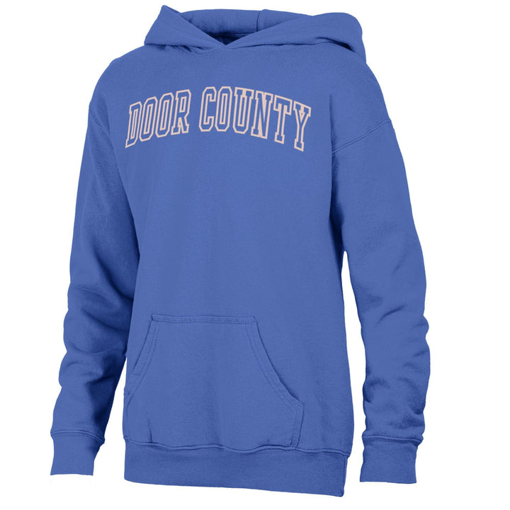 YOUTH SALTWATER DOOR COUNTY STENCIL HOODIE SWEATSHIRT