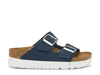 ARIZONA NEW NAVY FLEX PLATFORM SANDALS