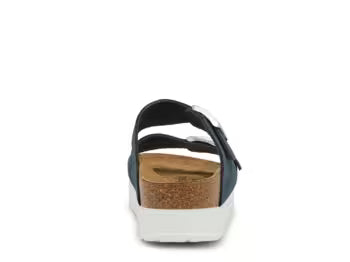 ARIZONA NEW NAVY FLEX PLATFORM SANDALS