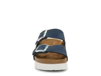 ARIZONA NEW NAVY FLEX PLATFORM SANDALS