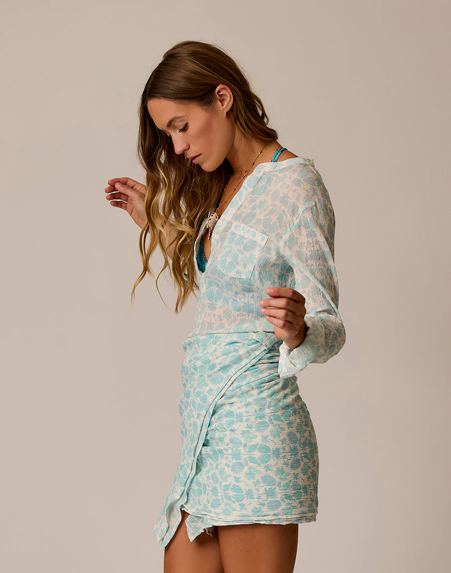 DYLAN CLOUD MAITAI GAUZE SHIRT