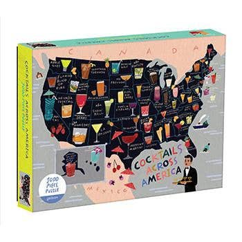 Cocktails Across America 1000 Piece Puzzle
