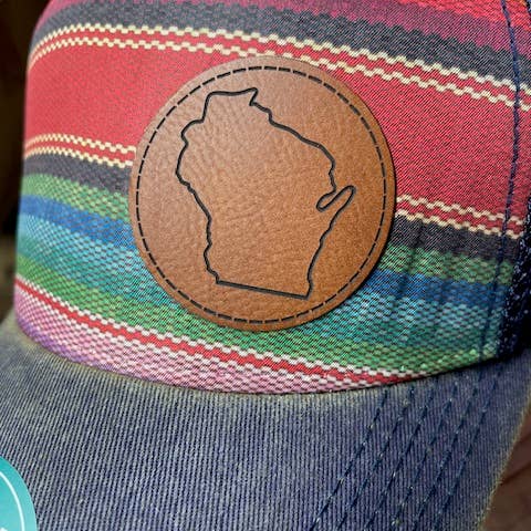 WISCONSIN SUNSET STRIPE HAT

