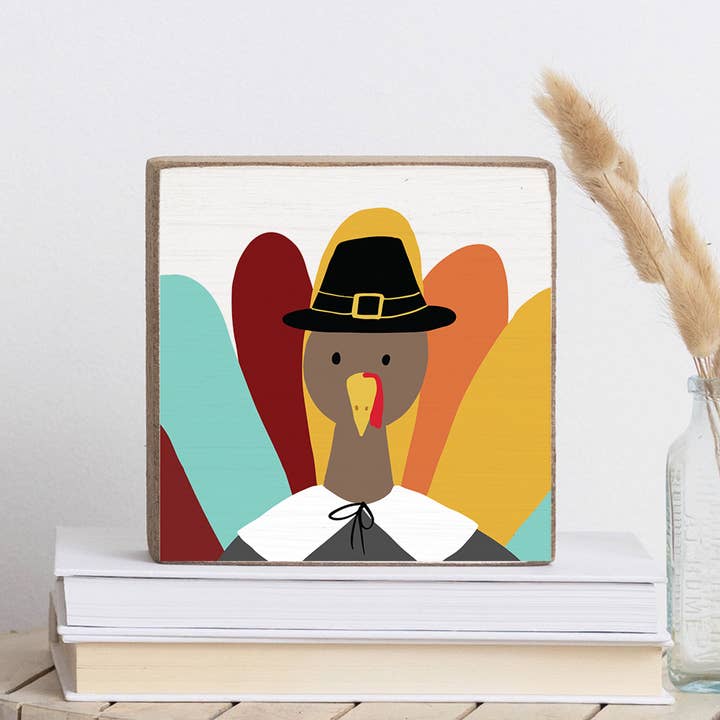 PILGRIM TURKEY BLOCK SIGN
