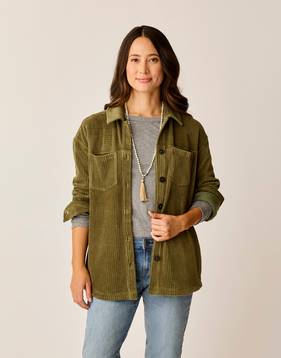 FIR HUDSON STRETCH CORD SHACKET
