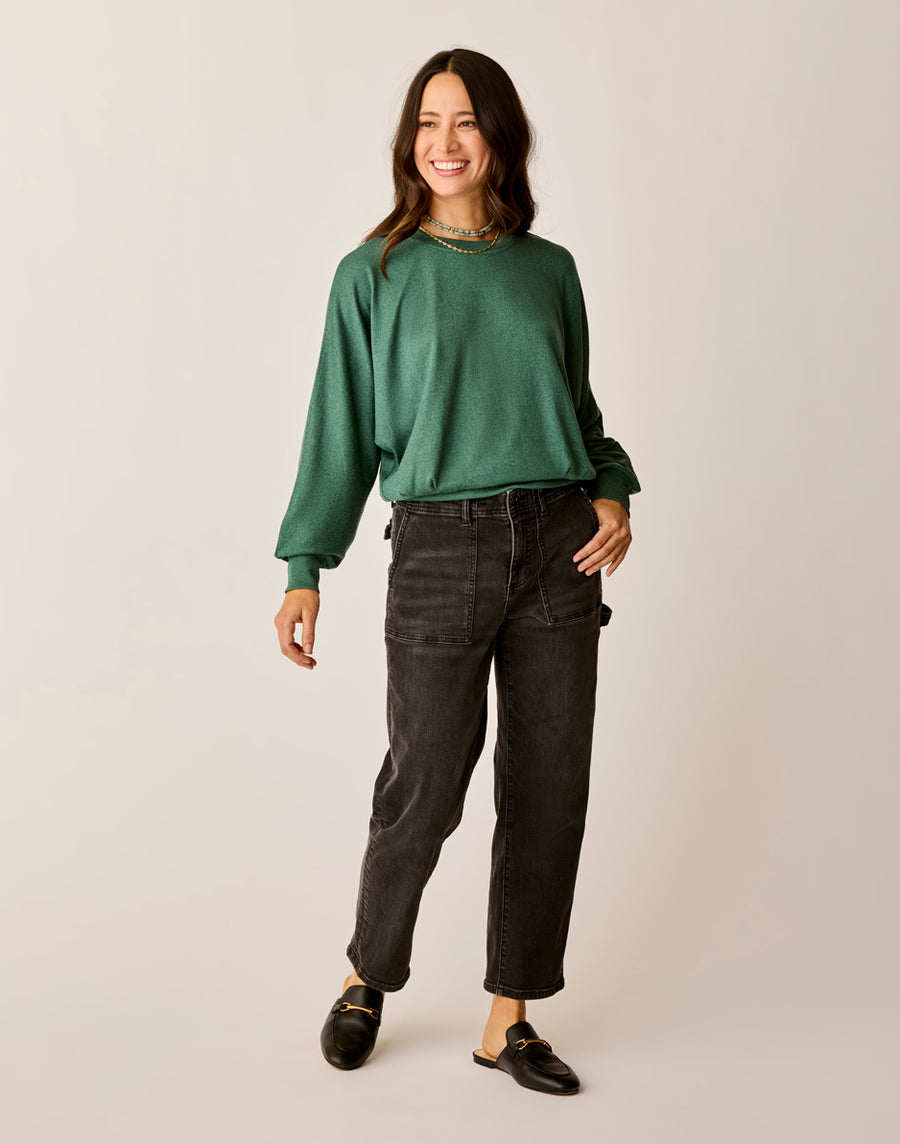 BISTRO HEATHER ANNEKE SUPERSOFT DOLMAN KNIT TOP