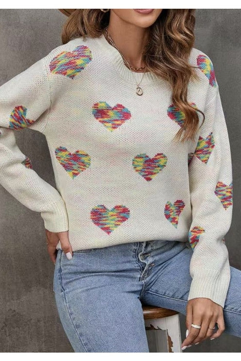 LOVE STORY HEART SWEATER