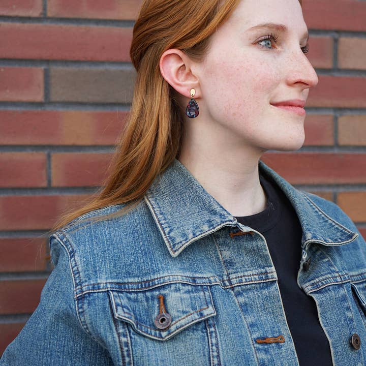 LEAH JEWELED TWILIGHT EARRINGS
