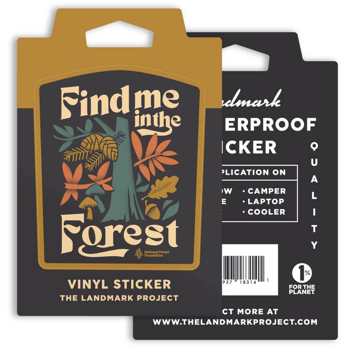 FIND ME IN THE FOREST STICKER
