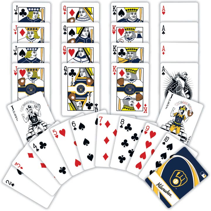 MILWAUKEE BREWERS PLAYING CARDS