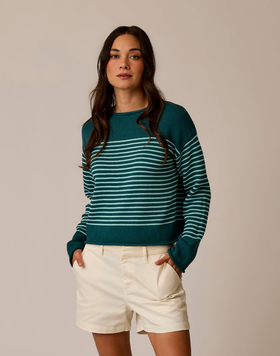 RUE NIGHTDIVE STRIPE SWEATER
