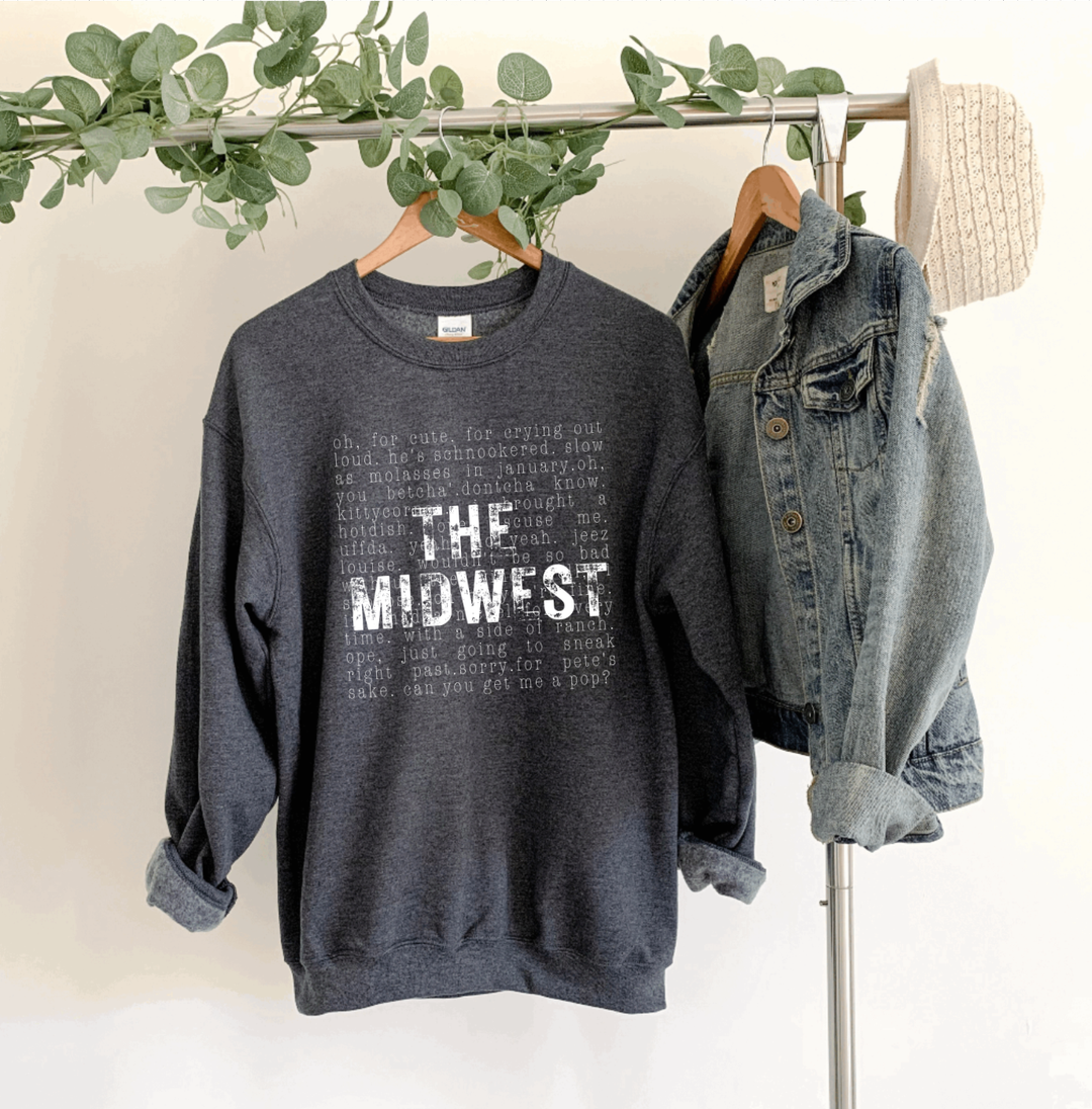 THE MIDWEST GRAPHIC CREW SWEATSHIRT