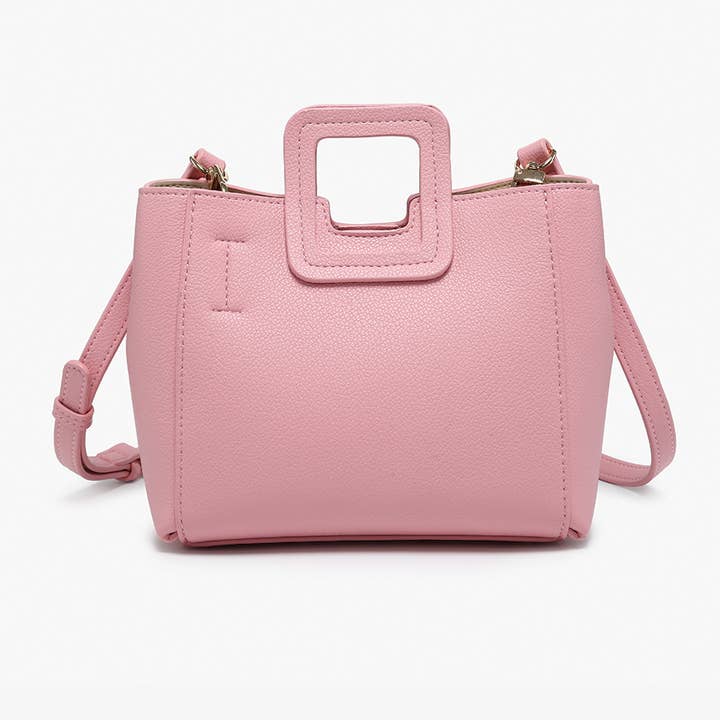 PINK JANIE MINI SATCHEL CROSSBODY BAG