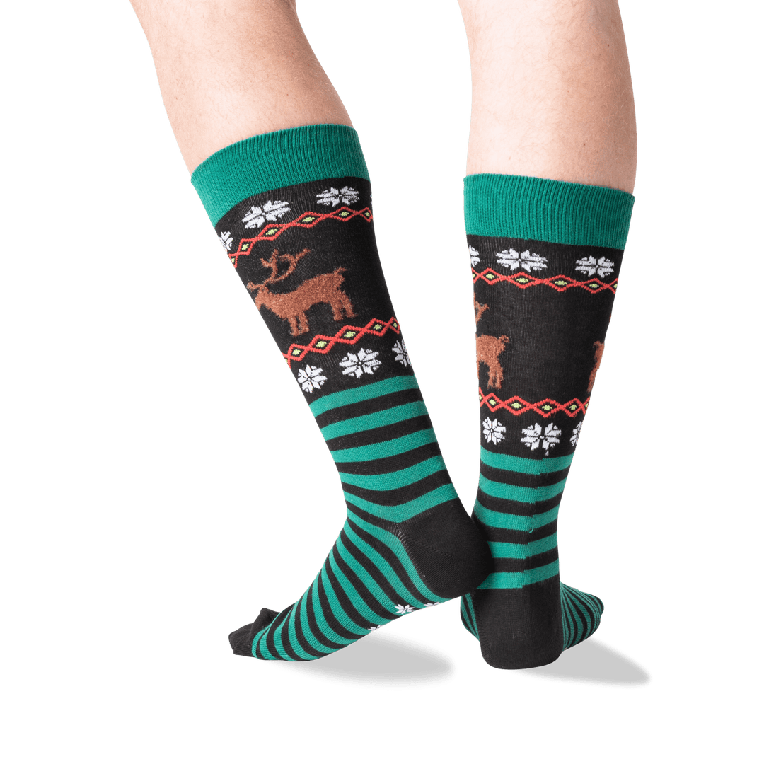 MEN'S REINDEER SOCKS