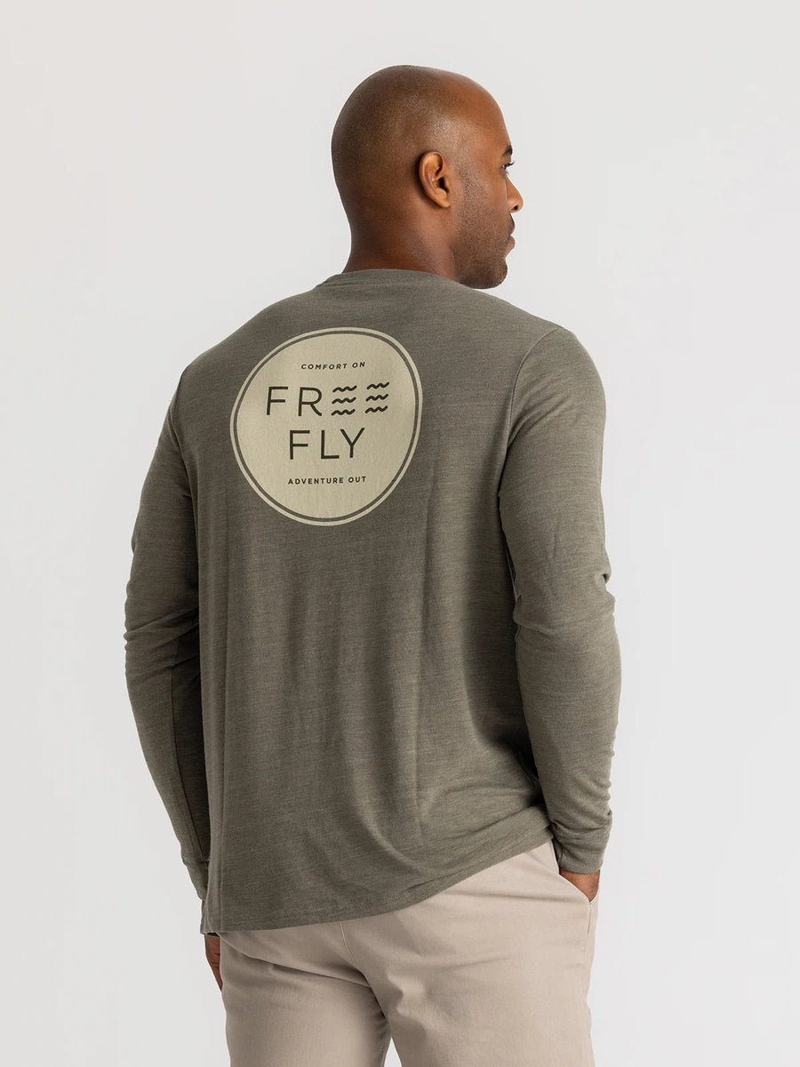 HEATHER FATIGUE COMFORT ON LONG SLEEVE TEE
