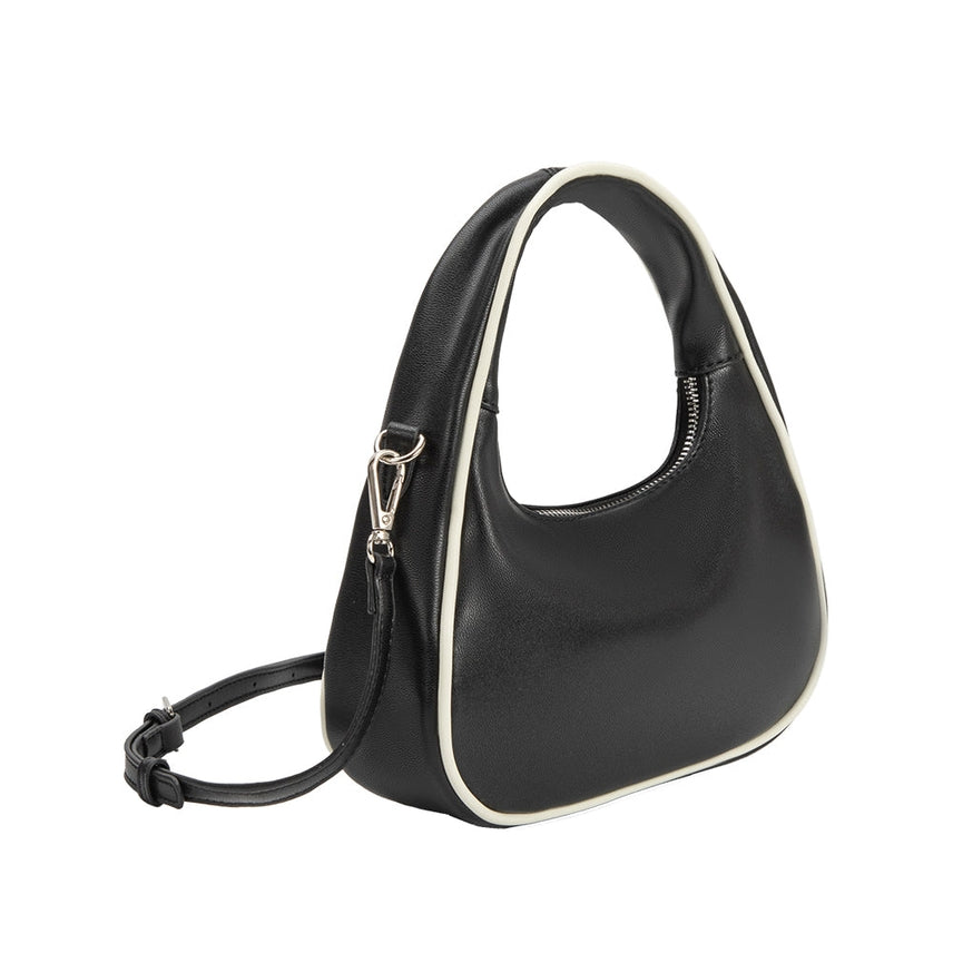 SARITA BLACK TOP HANDLE BAG
