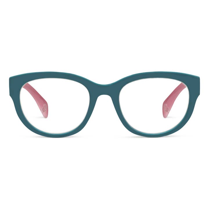 BEE TEAL FLORAL BLUE LIGHT READERS
