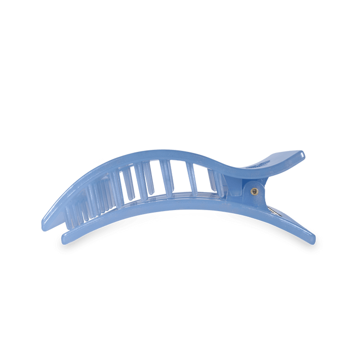 BLUE LAGOON LARGE FLAT RECTANGLE HAIR CLIP
