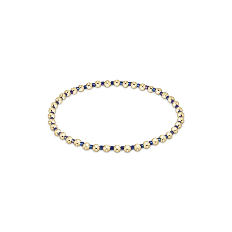 BLUE METALLIC HOPE GRATEFUL BRACELET
