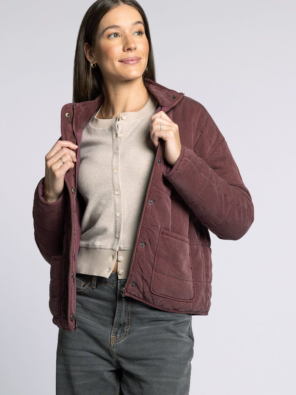 CRUSHED BERRY BRINA JACKET
