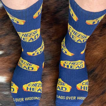 CHEESEHEAD JACQUARD KNIT SOCKS