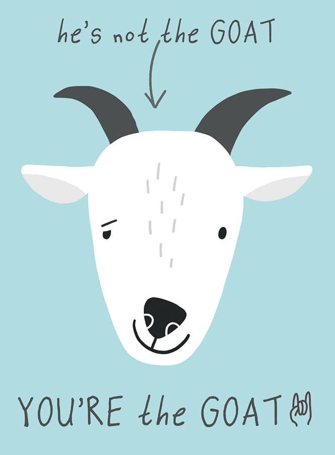GOAT BIRTHDAY GREETING CARD