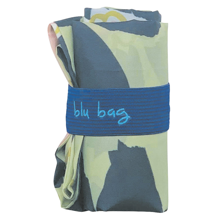 CALLIE BLUE REUSABLE SHOPPER TOTE