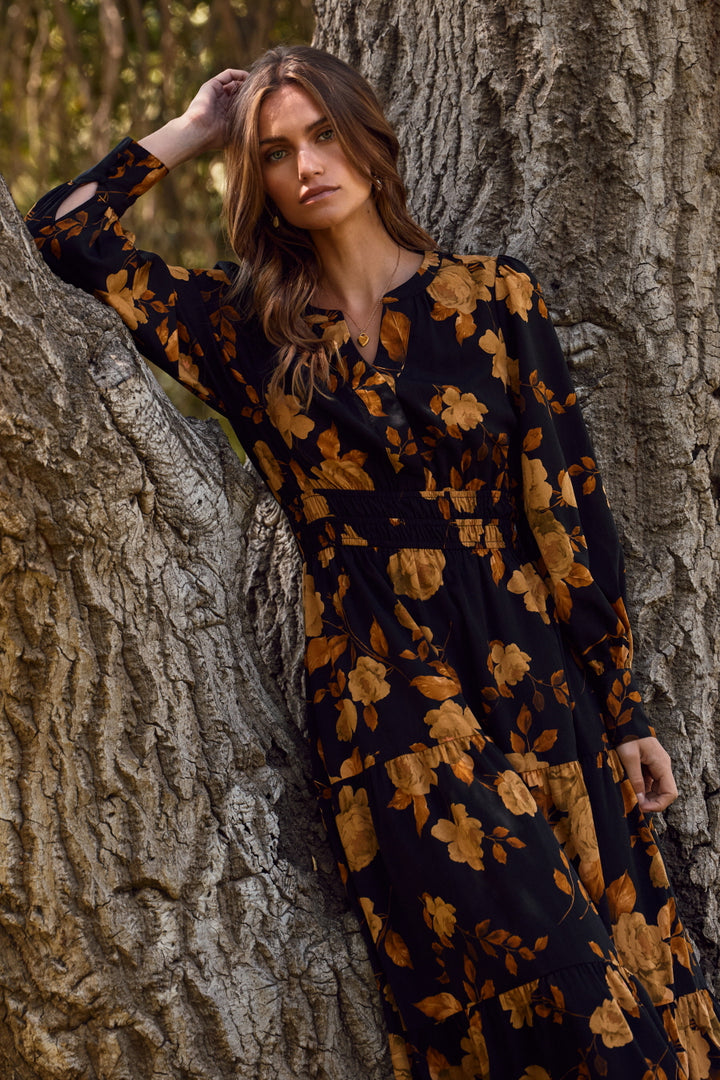 AUTUMN ELEGANCE MAXI DRESS