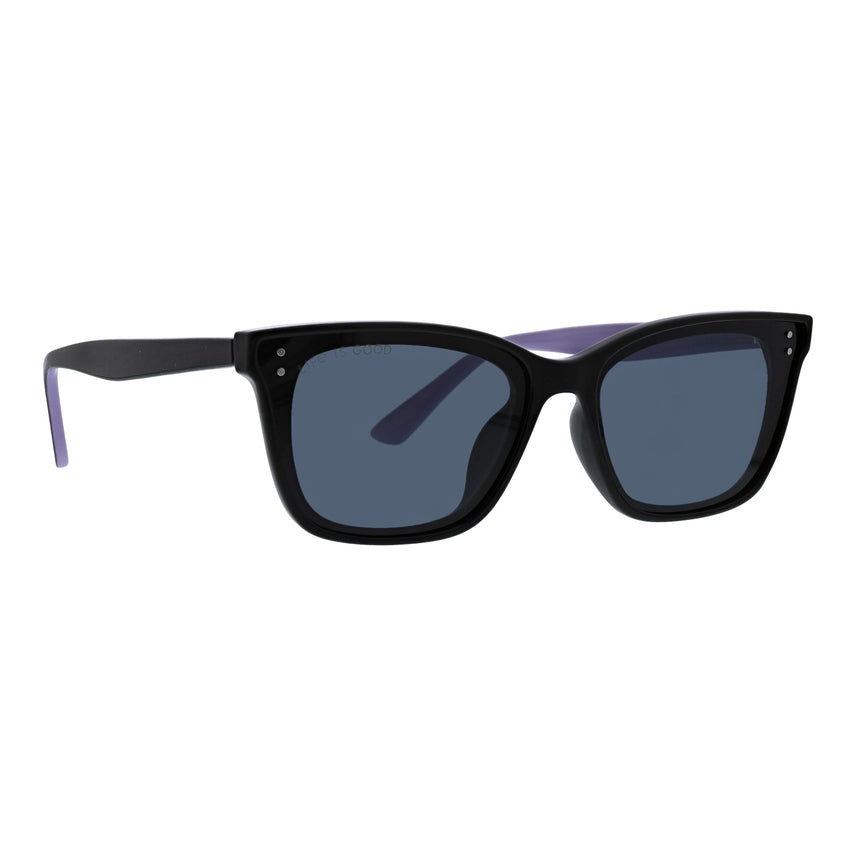 BLACK BLUE SHORE POLARIZED SUNGLASSES
